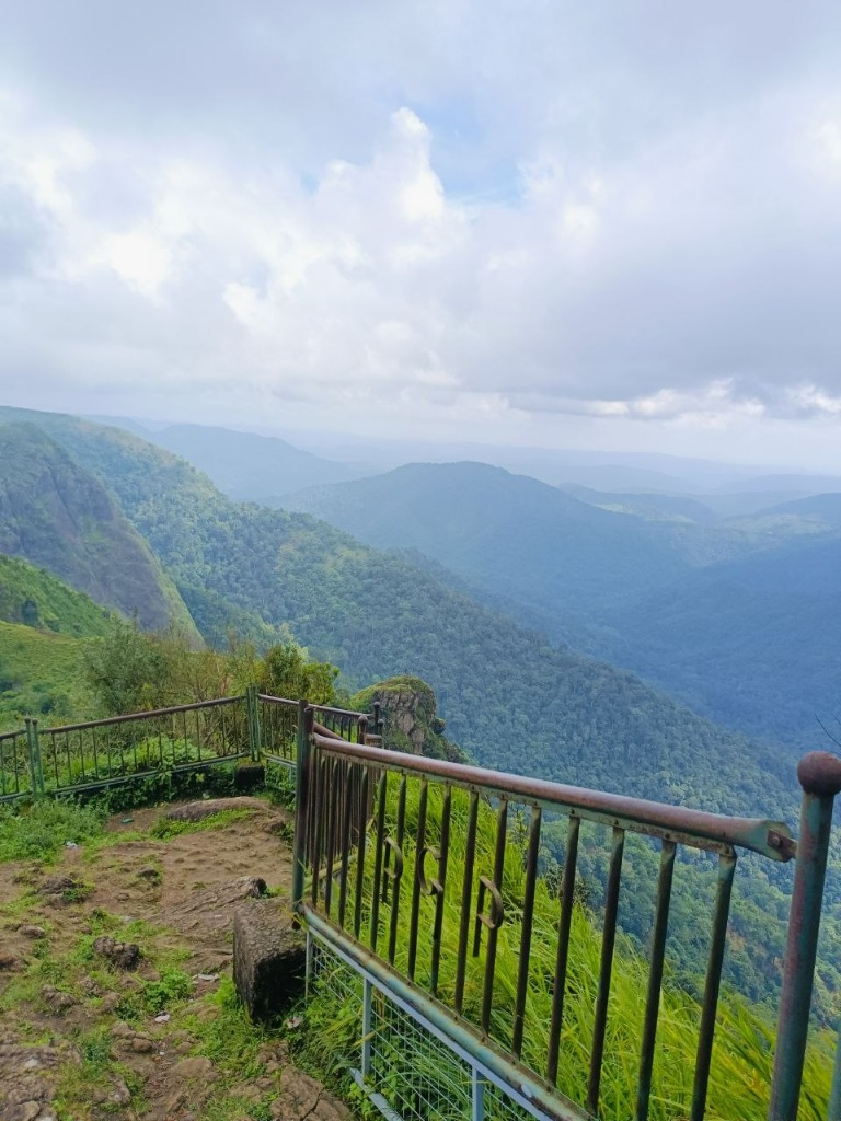 Valley Overlook with Fencing at Parunthumpara
