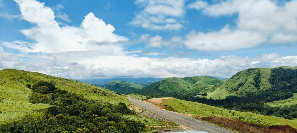 Scenic Mountain Road through Sathram Hills