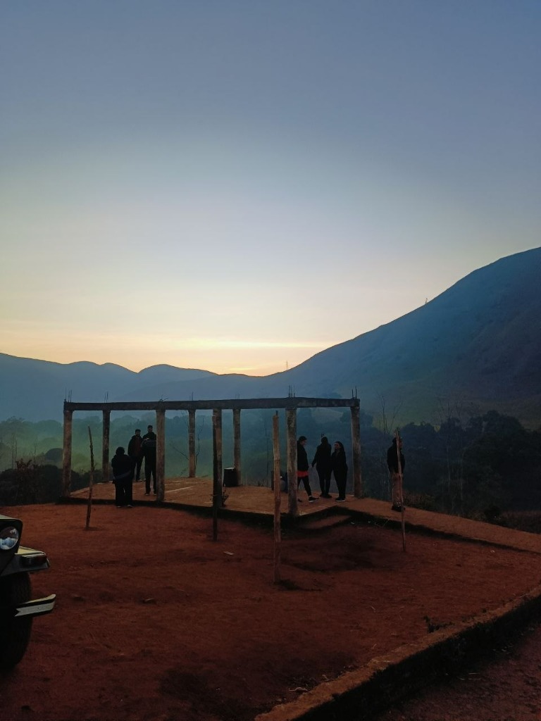 Sathram Viewpoint Pavilion at Twilight
